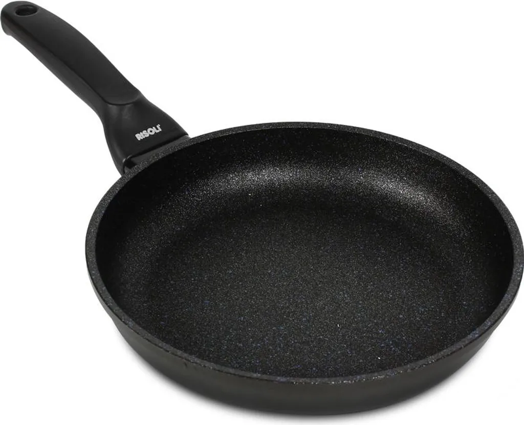 Padella 24cm Risolì BLACKPLUS | Design Nero Opaco e Cottura Sana