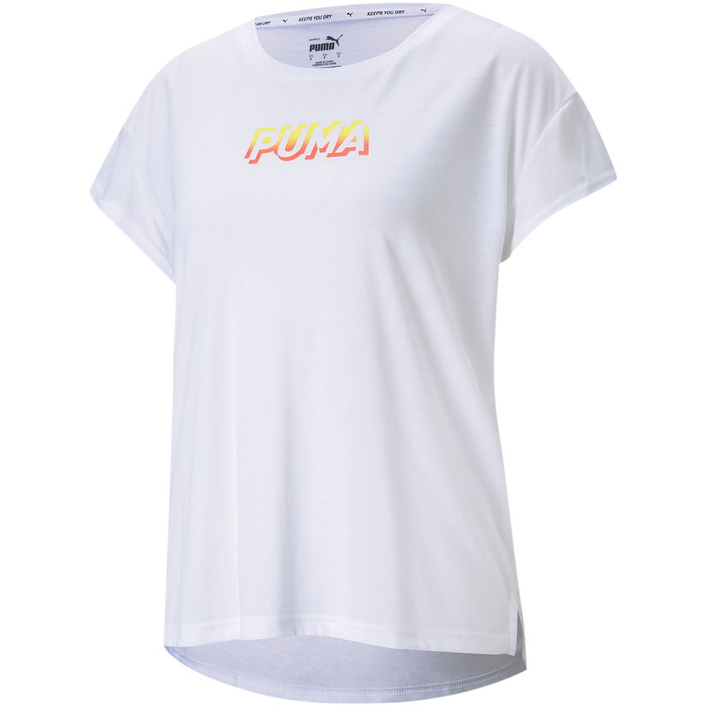 PUMA Modern Sports T-Shirt Damen puma white/celandine M