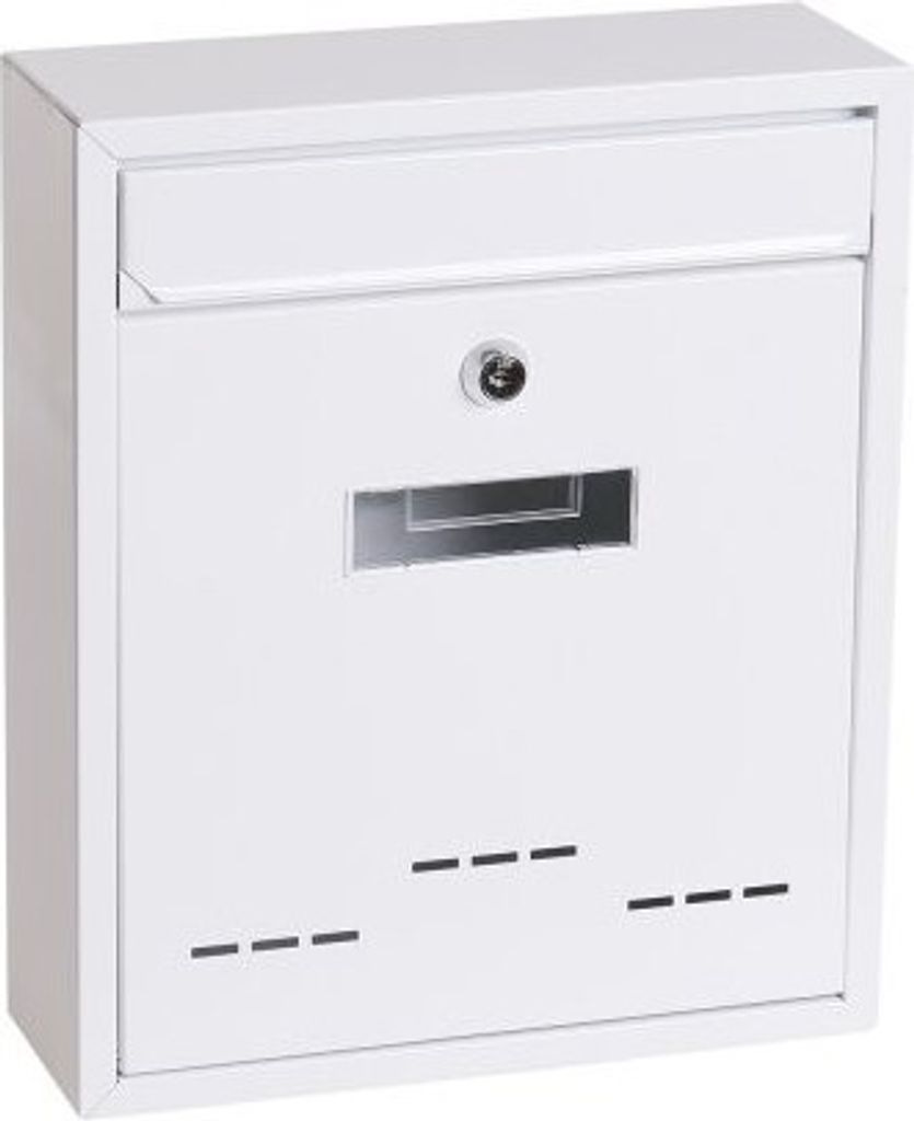 Boîte aux lettres métal/laque 31x26x6cm blanc FESTA Image du produit 