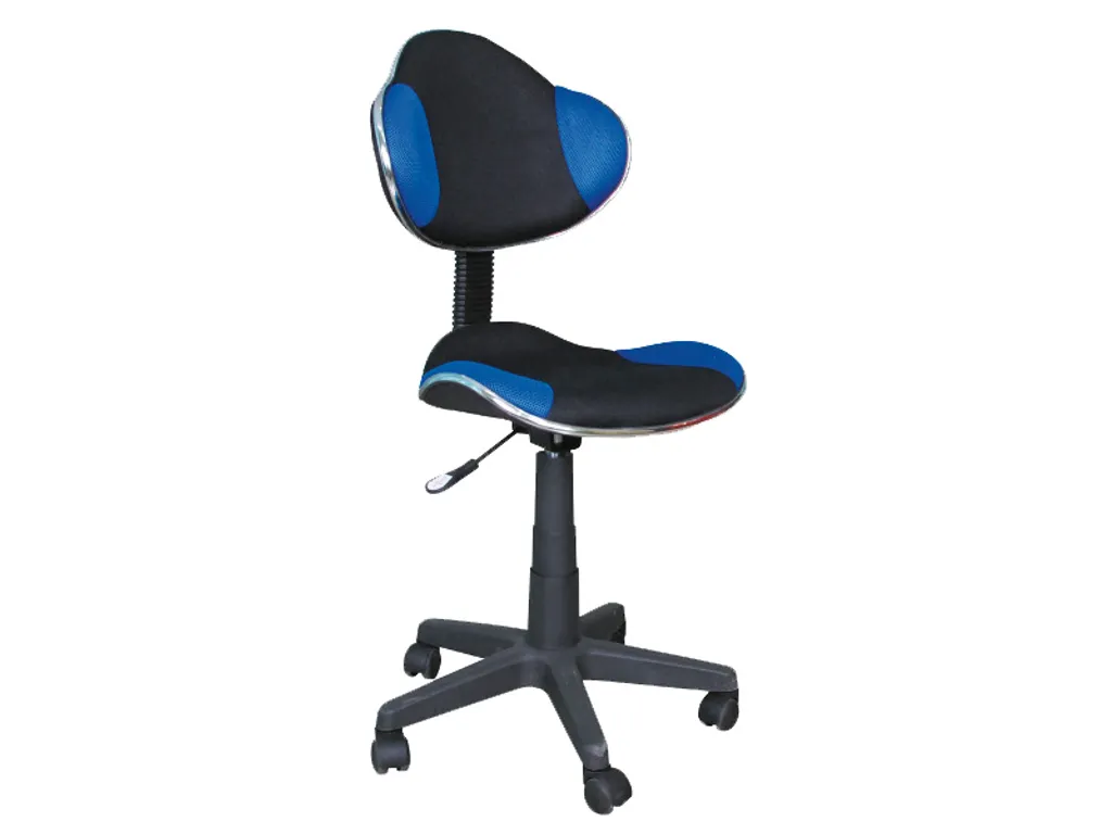 Chaise pour bureau d'enfant TENA 2 bleu / noir idéale pour les devoirs