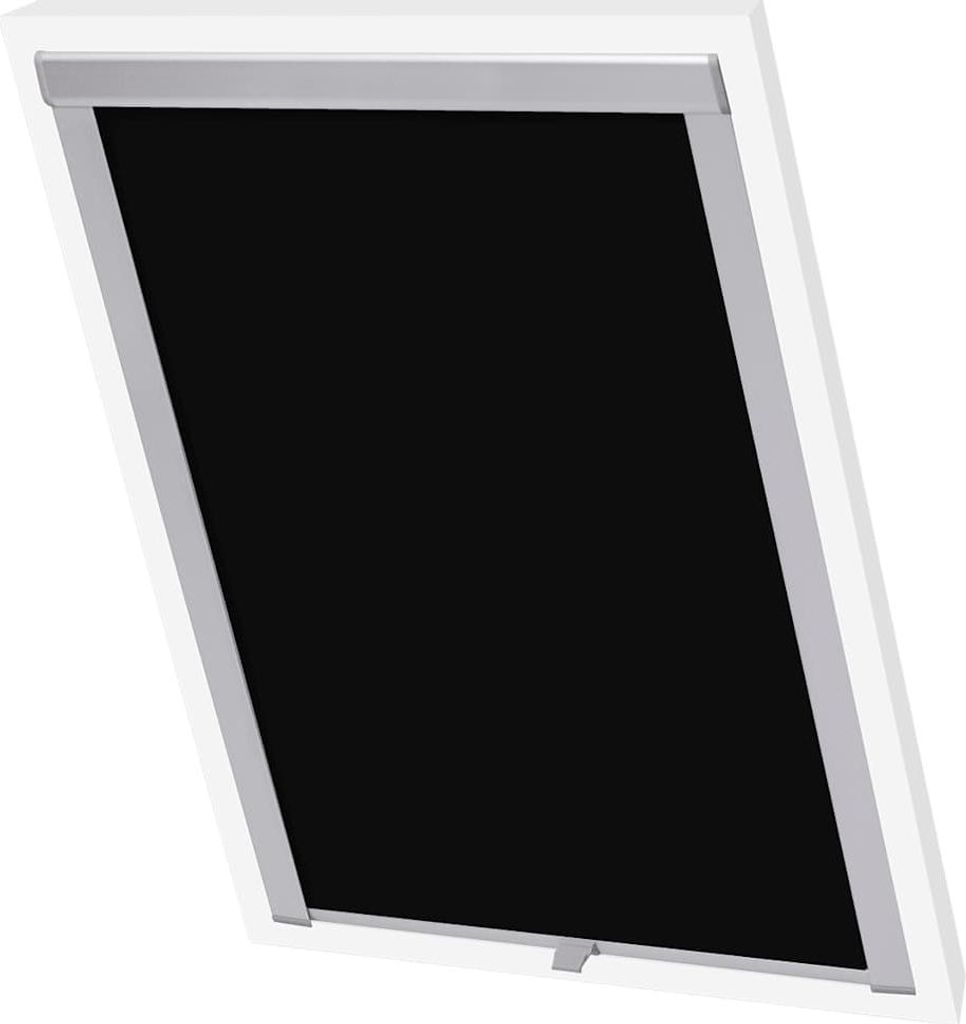 vidaXL Verdunkelungsrollo Schwarz P06/406