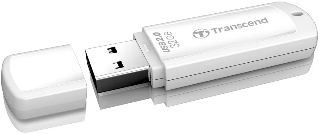Clé USB 32Go Transcend JetFlash 370 Blanche TS32GJF370 Haute Qualité - 4