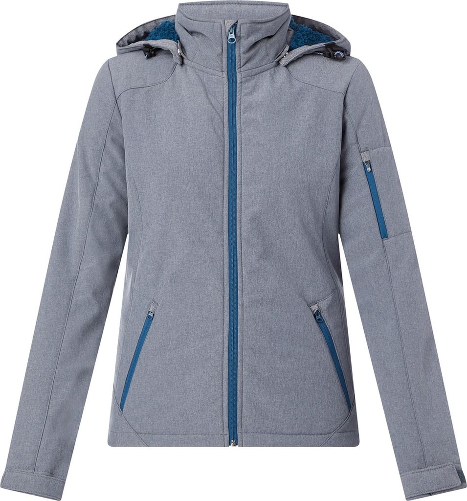 McKinley Tura II Damen-Jacke anthrazit/blau anthrazit/blau 40