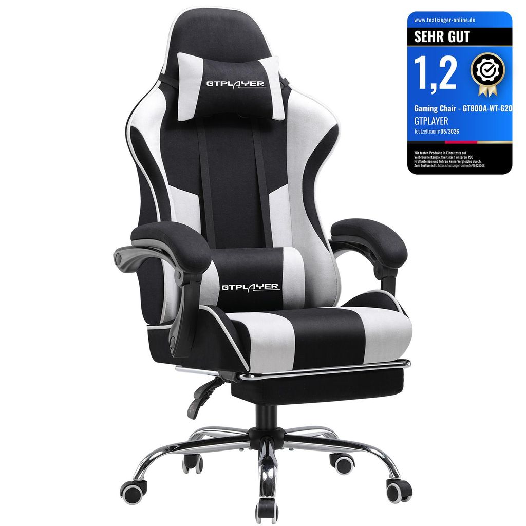 GTPLAYER Bürostuhl Gaming Stuhl Stoff Gaming Sessel Produktbild 