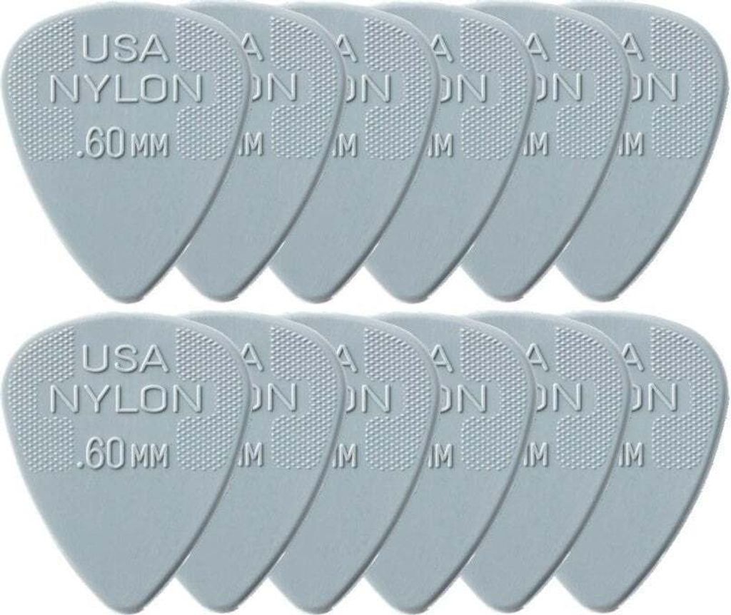 Dunlop 44P 0.60 Nylon Standard Kostka, piorko Zdjęcie produktu 