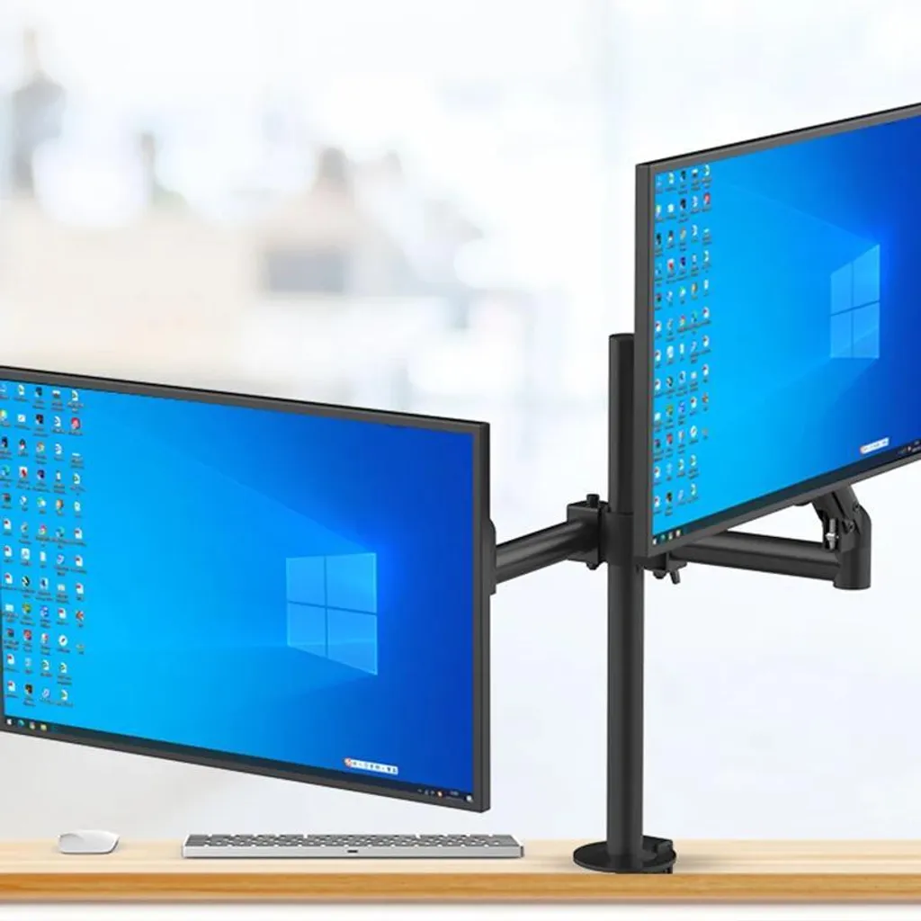 Support double écran de bureau pour le télétravail et multitâche - 4