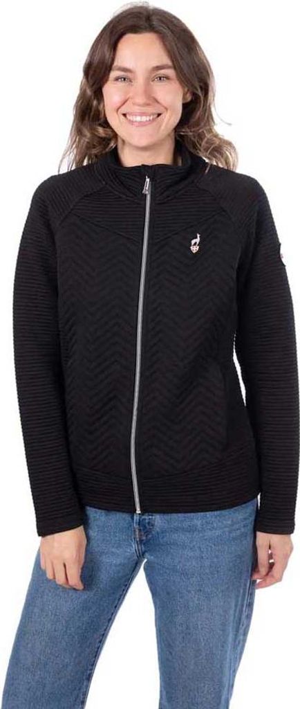 Aulp Simix Fleece Mit Durchgehendem Reißverschluss Schwarz 2XL Damen Schwarz 2XL