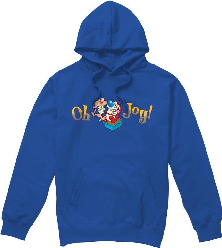 Ren & Stimpy - "Oh Joy" Kapuzenpullover für Herren TV8741 (L) (Königsblau)