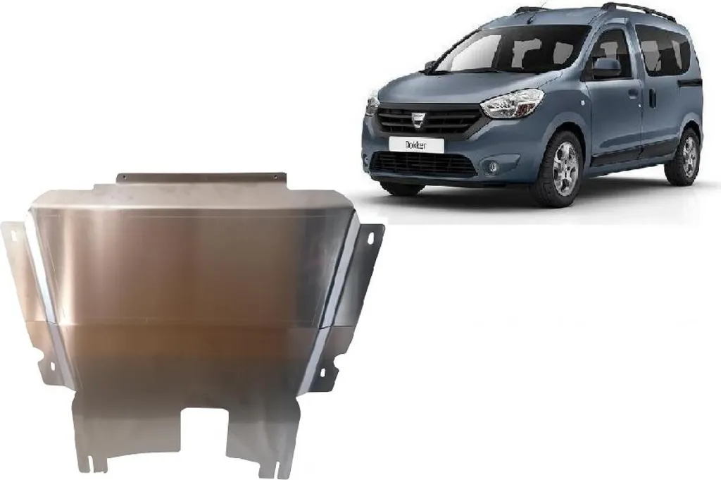 Protection moteur Dacia Dokker en aluminium léger et ultra résistant