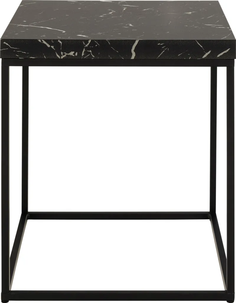 Table de salon HAMBURG rectangulaire avec plateau aspect chêne clair