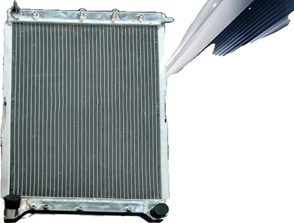 Radiateur alu Alfa Romeo 156 avec noyau renforcé de 580x388mm