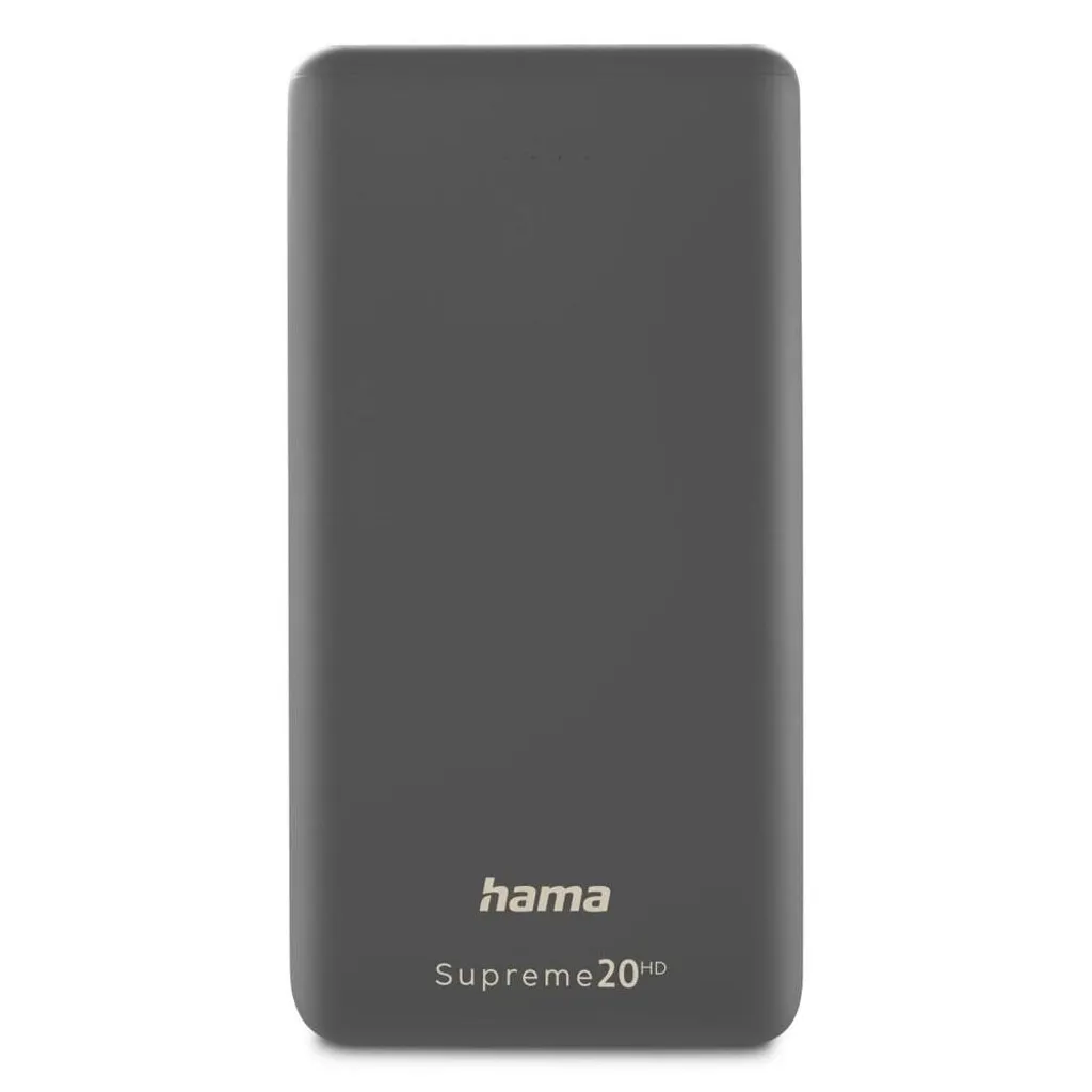 Chargeur Portable 20000mAh Supreme 20HD Hama avec Ports USB-C et USB-A
