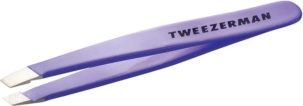 Pincette Tweezerman Mini Biseautée Lavande : Idéale pour vos Retouches