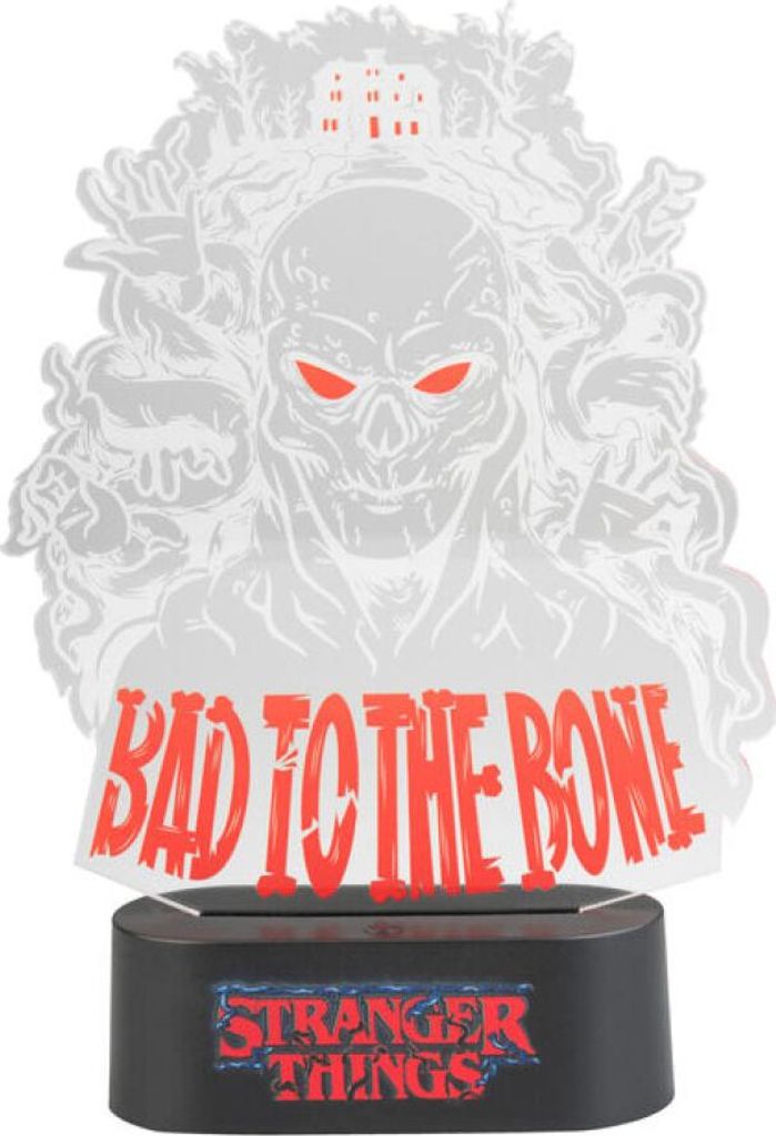 Stranger Things Bad To the Bone Led Lampe