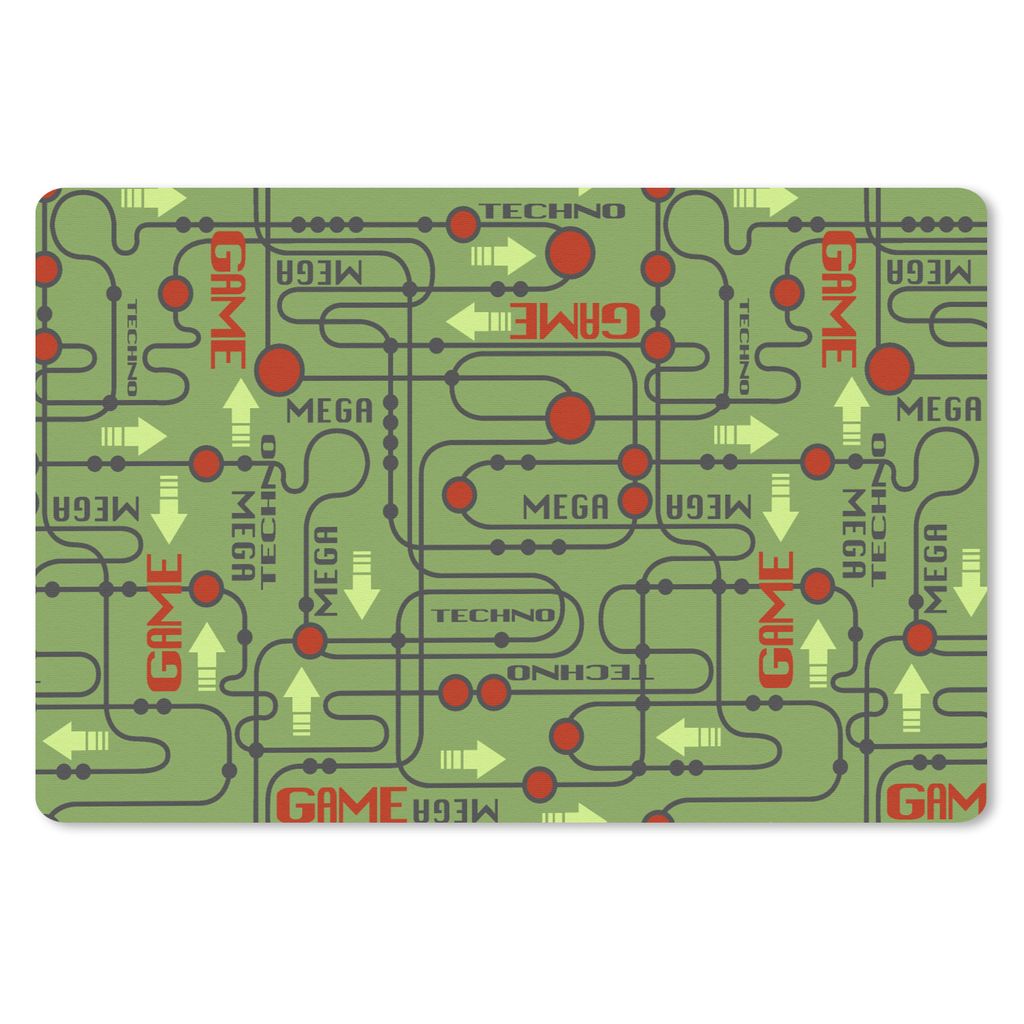 MuchoWow Mauspad Mousepad Motherboard - Muster - Zitate 27x18 cm - Mousepads - Maus Mat - Pad - Mausunterlage - Büroartikel - Desk Matten