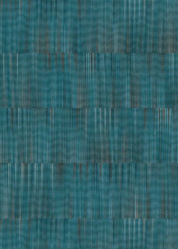 Erismann Tapete Zickzack-Motiv Türkis - 661650 - 53 cm x 10.05 m