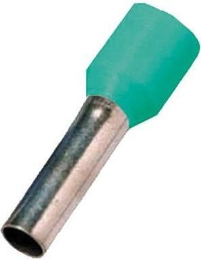 Cosse à Sertir 0,34 mm² Turquoise ICIAE0348 - Finition Cuivre Étamé x100
