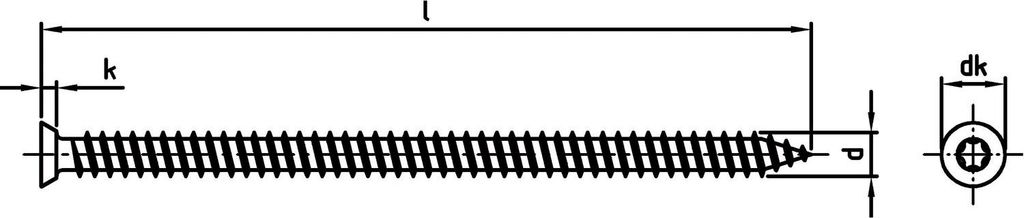 Rahmenanker 7.5x 60 Senkkopf ø11 Torx30 Edelstahl A2