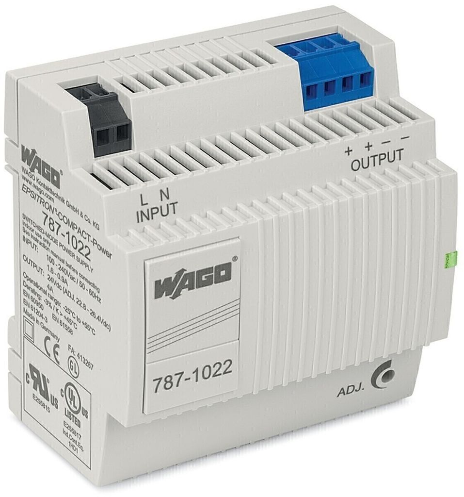WAGO 787-1022 - 96 W - 85 - 264 V - 44 - 66 Hz - 1.6 A - Produktbild 