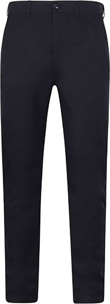 Henbury Herren Stretch Flex Bund Chino Hose PC3439 (W36 R) (Marineblau)