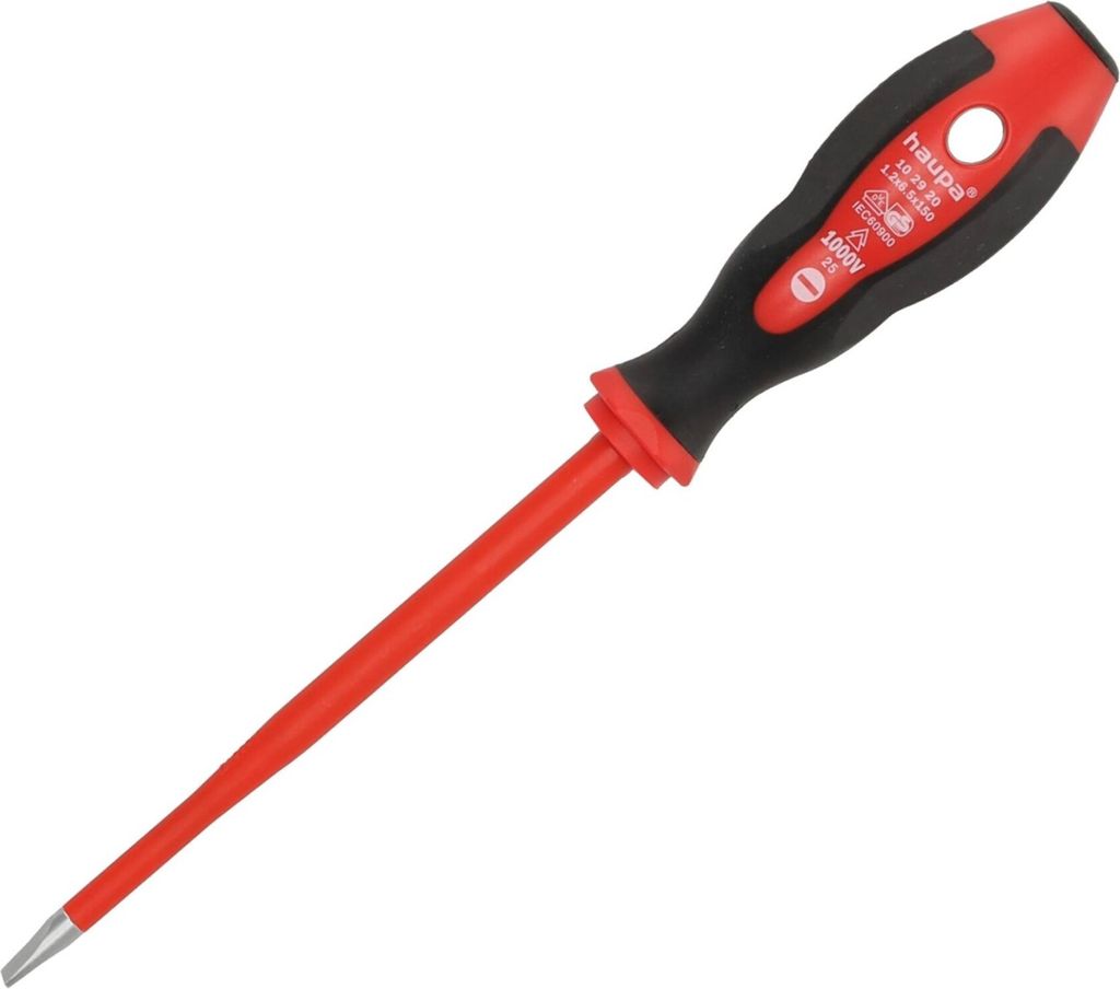 Haupa VDE-isolierter Schlitzschraubendreher HupSlim 6,5 x 150 mm - Maxami