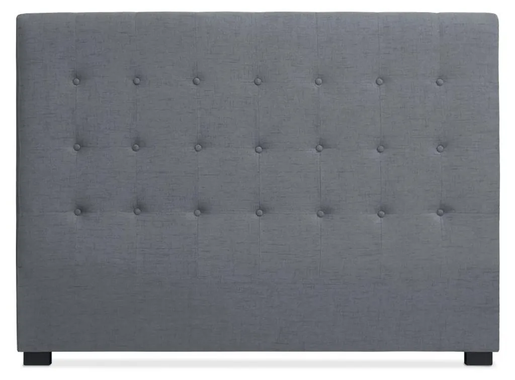 Tête de lit Luxor 160cm Tissu Gris : Finissez-en avec les Murs Froids