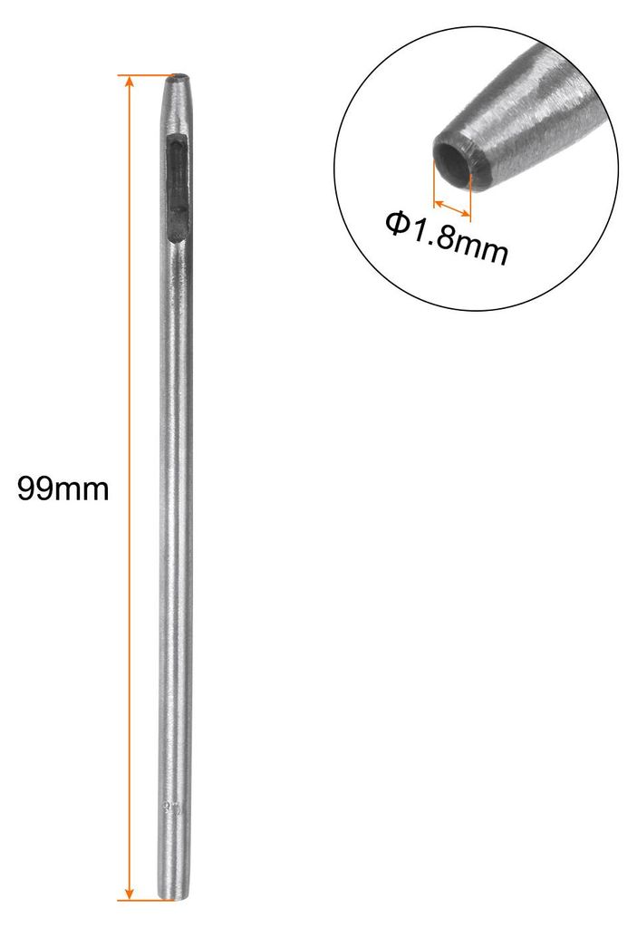 Lochstanze fš¹r Leder 1,8 mm Rundlochwerkzeug fš¹r Gš¹rtelstanzer Kohlenstoffstahl Einzelstanze fš¹r Uhrenarmb?nder Schneiden von Lederhand...