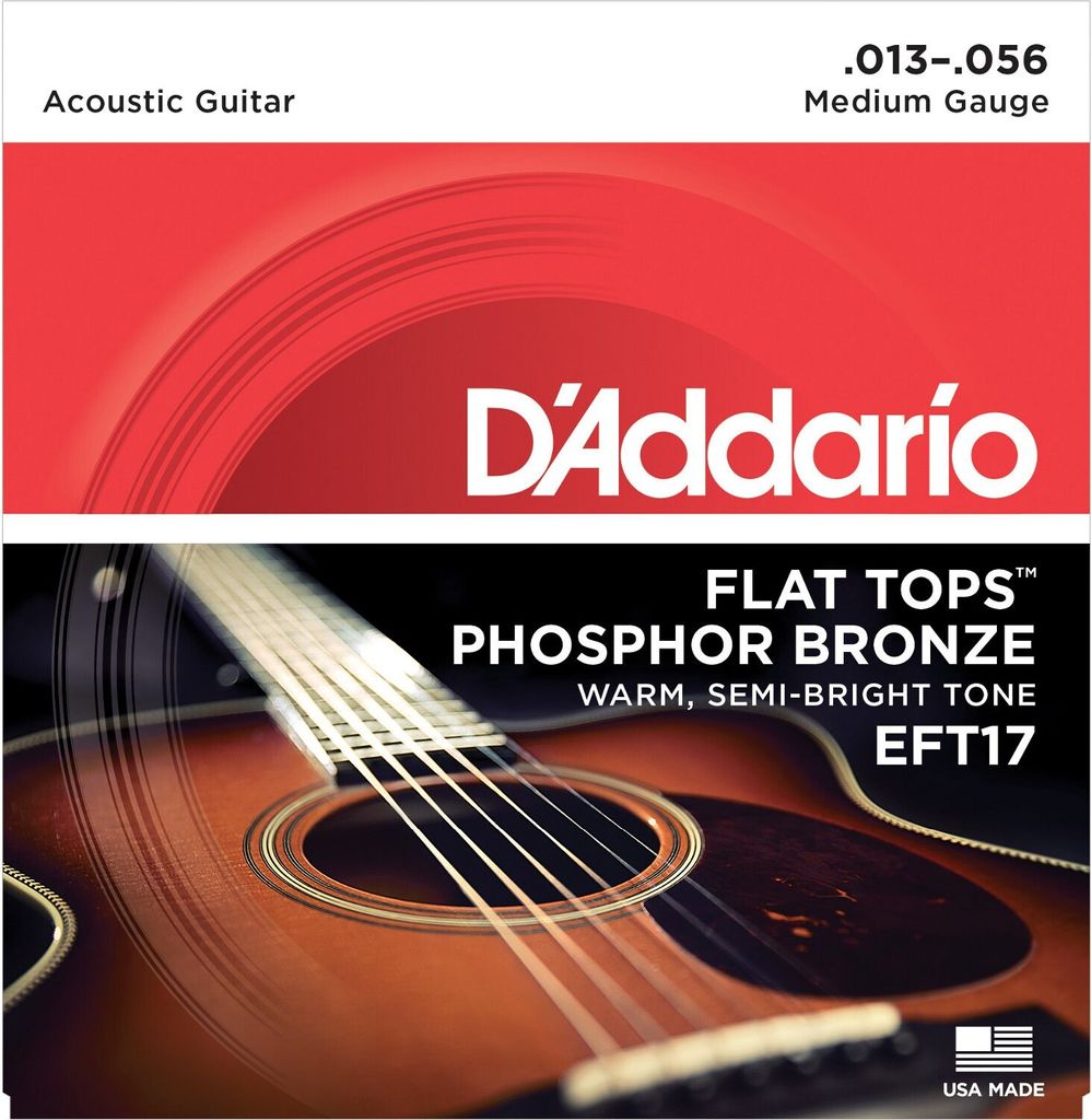 D'Addario EFT17 Metallsaiten für Akustikgitarre Produktbild 