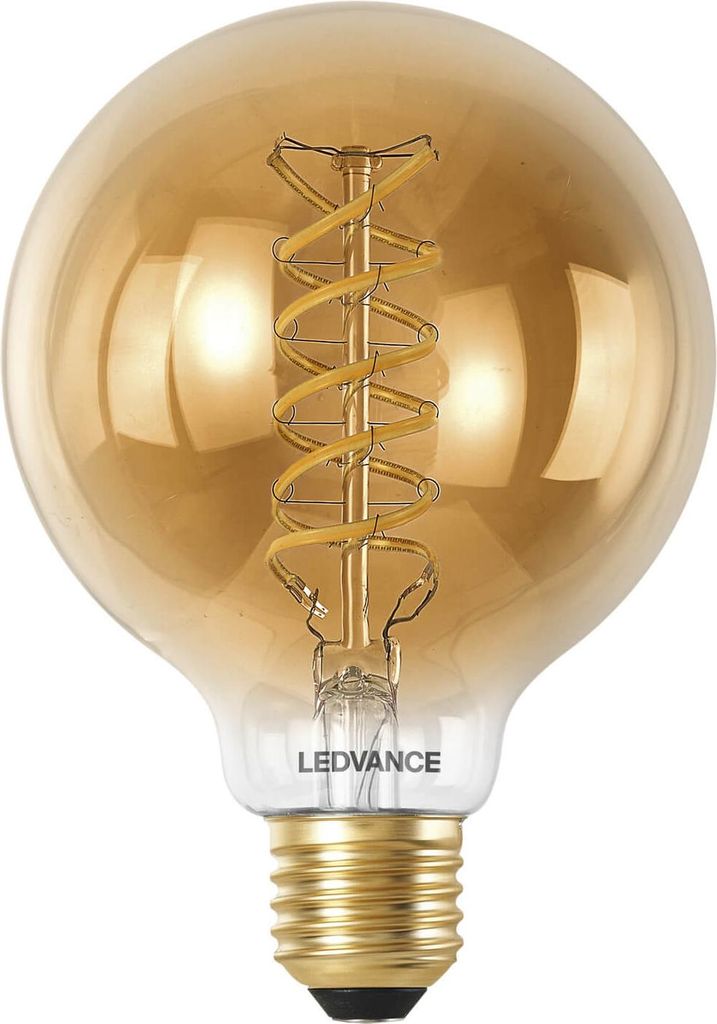 LEDVANCE LED Lampe Smart+ WiFi Filament Globe Tunable White 2200K E27 Dimmbar Tunable White, Kalt-zu-Warm-Farbwechsel 4058075777910