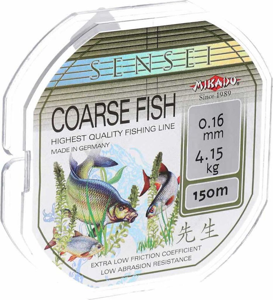 Mikado Sensei Coarse Fish Monofile Schnüre 150 M Grün 0.180 mm Grün 0.180 mm