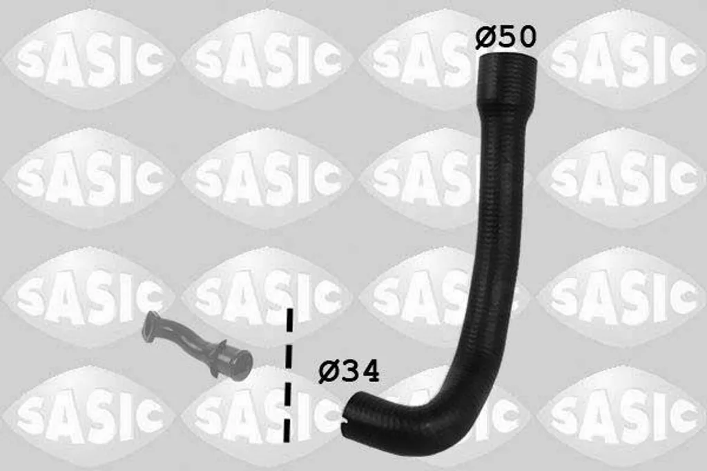 Tuyau d'air de suralimentation pour réparation Fiat Doblo - OE 52008378