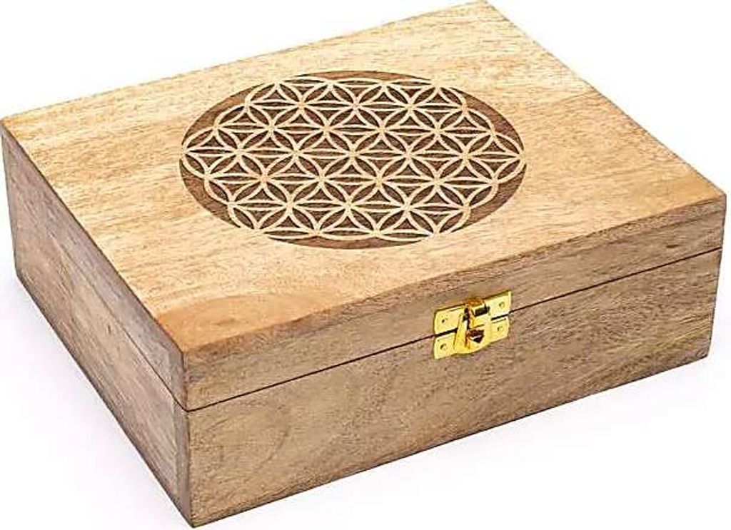 Čajová krabička Flower Of Life - 22x18x8cm Obrázok produktu 
