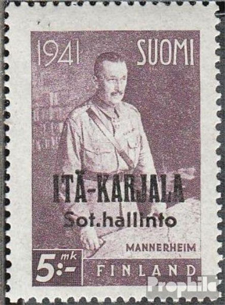 Briefmarken Finnische Bes. Ostkarelien 1942 Mi 27 Produktbild 