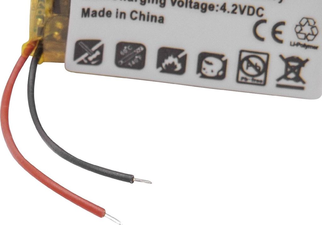 vhbw Akku kompatibel mit Fitbit Charge HR Smartwatch Uhr Fitnessarmband (70 mAh, 3,7 V, Li-Polymer)