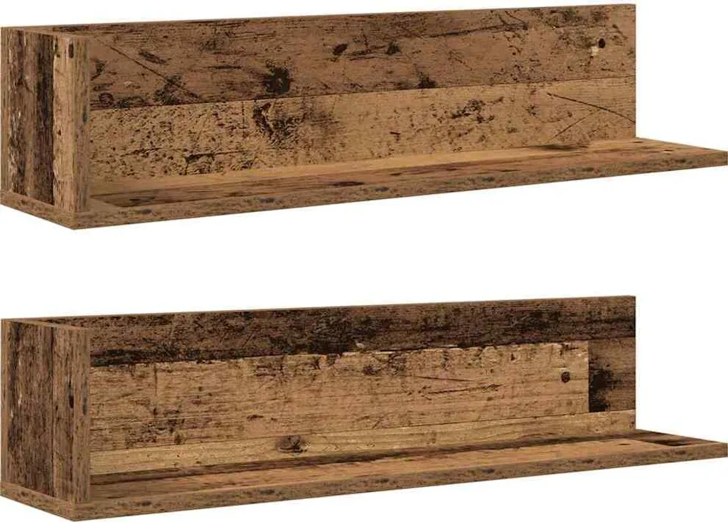 SYFAX™ Mensole Vintage 75cm - Il Meglio del Legno Vecchio Set 2pz