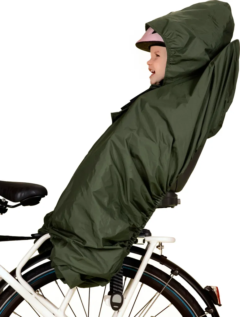 Poncho de pluie Hamax étanche avec capuche - Idéal pour siège de vélo