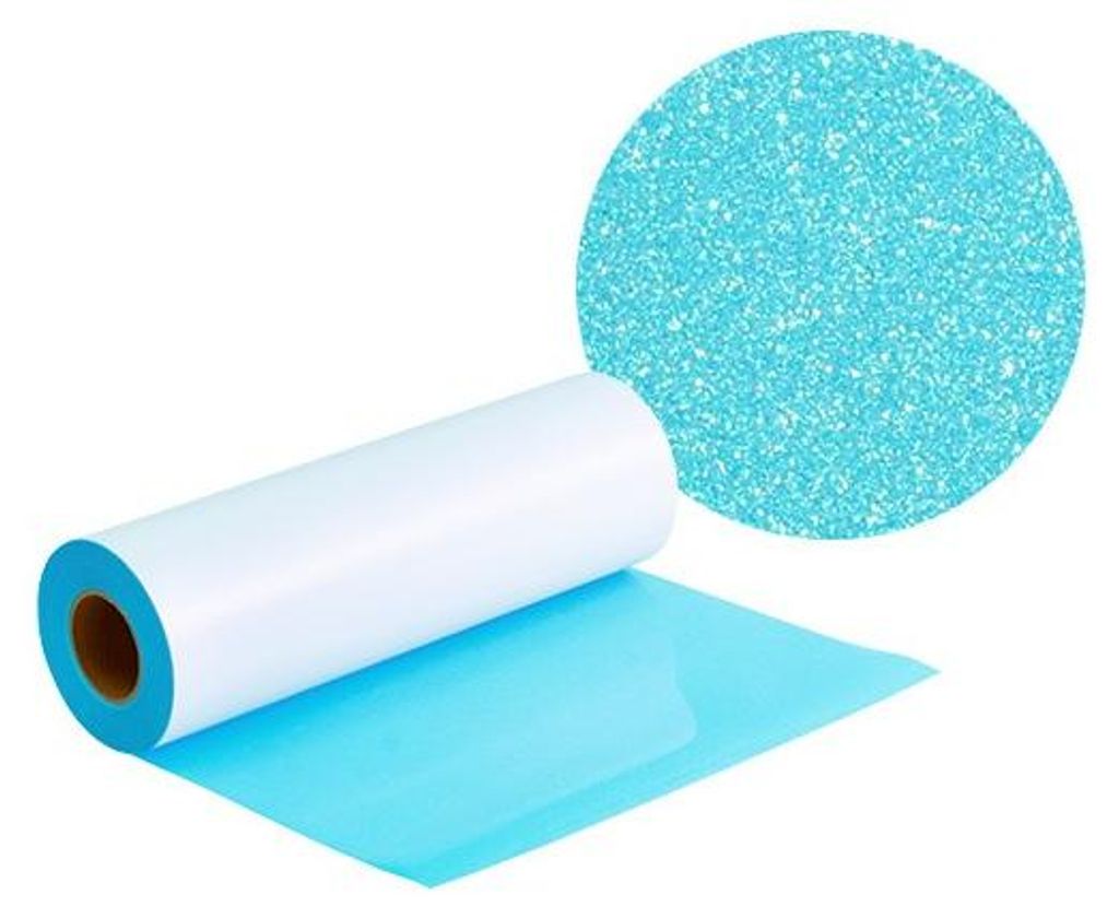 Plottermarie Plotterfolie Mega Glitter für kreative Veredelungen – Plotterfolie für Textildruck, T-Shirts, Baumwolle, Polyester, DIY & Speziale...