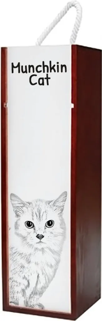 Scatola Regalo Alcolici Gatto Munchkin Art-Dog | Design d'Eccellenza