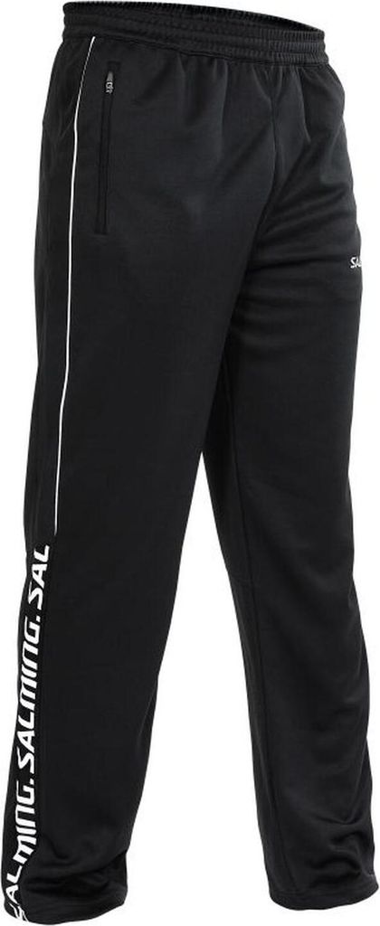 Salming Delta Pants Jr Kinder Hose Sporthose Trainingshose schwarz/weiß 1198741-0101, Größe:128