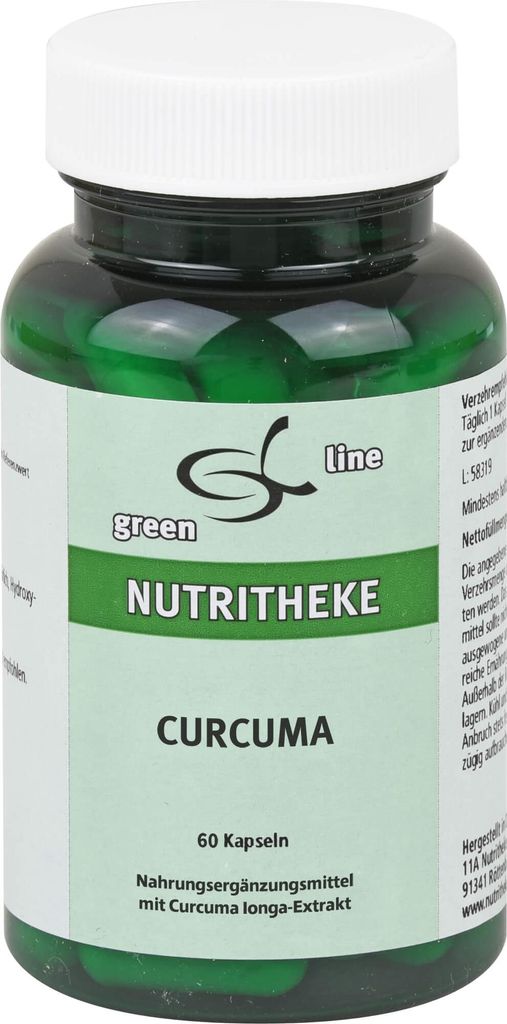 Green Line Nutritheke Curcuma Kapseln, 60 St. Kapseln
