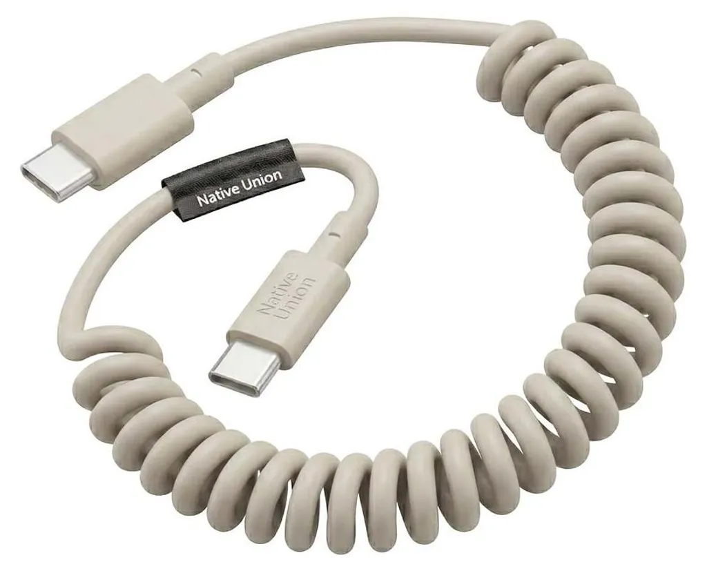 Câble USB-C 60W Extensible 2,4m Native Union Série POP Design Spiralé - 2