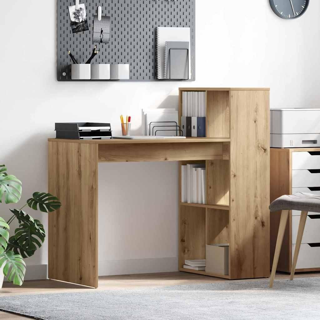 "SALE 2026"Schreibtisch - elegantes Design - Computertisch/Bürotisch - Artisan-Eiche 108x55x103.5cm Holzwerkstoff NEU722471 - Schreibtische