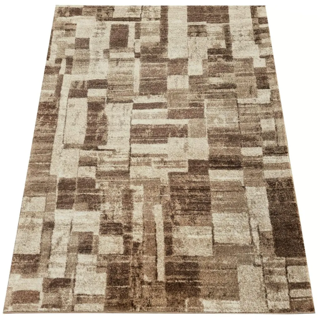 Grand tapis de séjour DEMIAN 140x190 cm pour ambiance cosy et chaleureuse