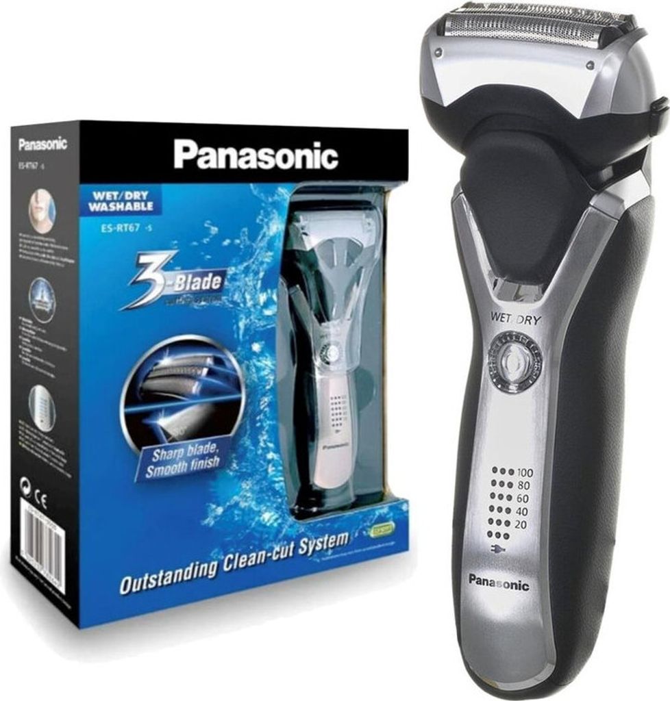 Golarka Panasonic ES-RT67-S503 Wibracyjna, 3 głowice Zdjęcie produktu 7