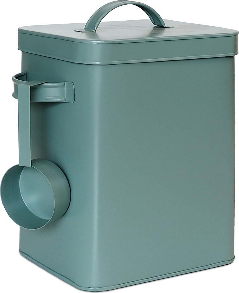 Relaxdays Contenitore in metallo, contenitore da 6,5 L con Immagine del prodotto 