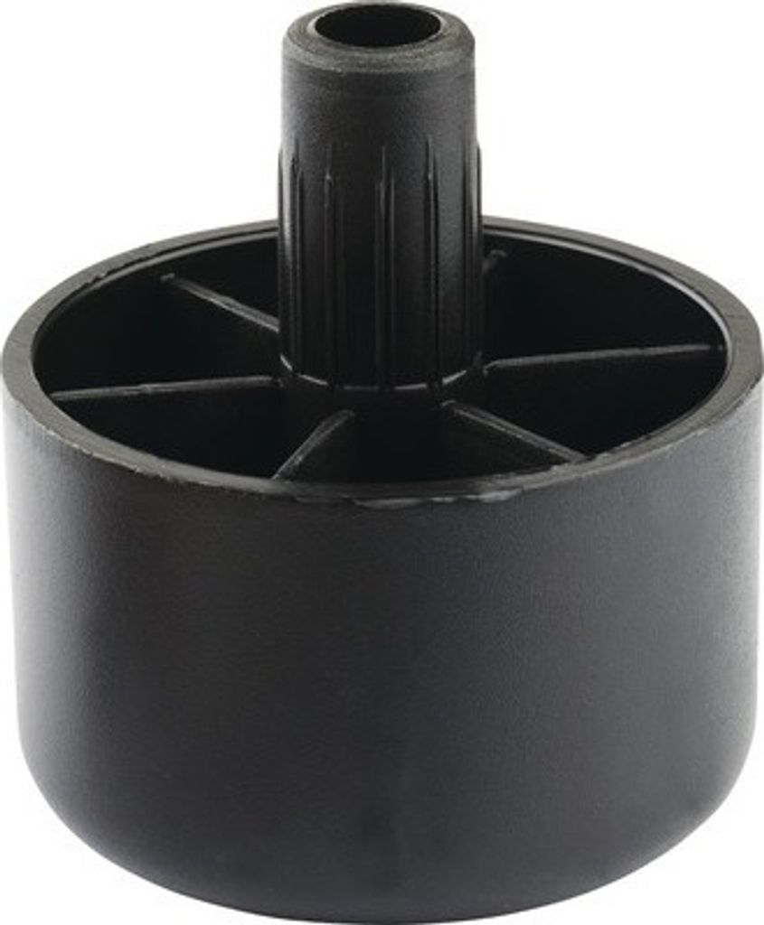 Walteco Kluzák, průměr 60, výška 38mm, plast, černý Obrázek produktu 