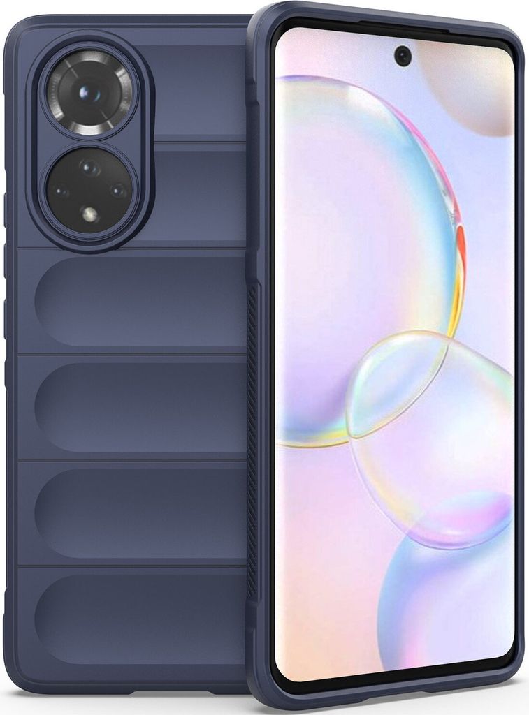 Honor 50 Hülle, Weich TPU Silikon Stossfest Anti-rutsch Schutzhülle für Huawei Nova 9 / Honor 50 Dunkelblau