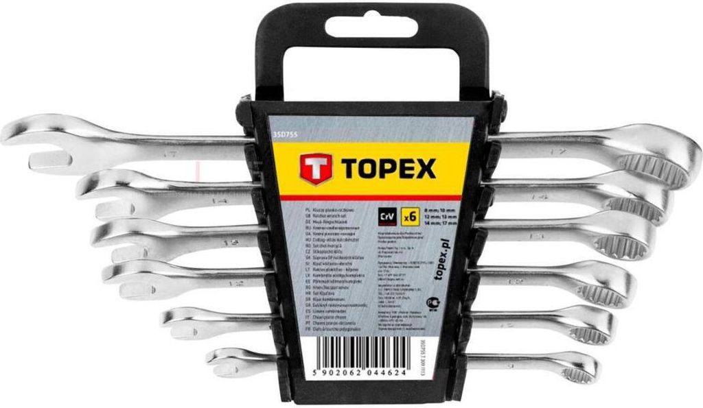 Topex Ring / Schraubenschlüssel 8-17mm 6 Stck