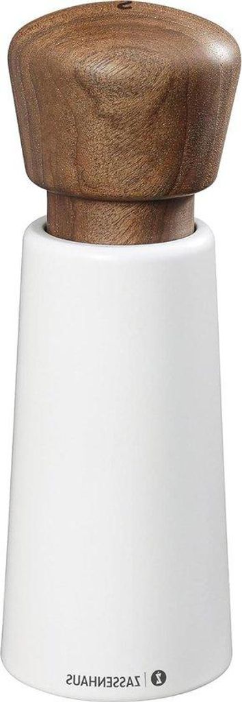 Keramische Mühle 18cm weiß für Pfeffer Salz und Kräuter