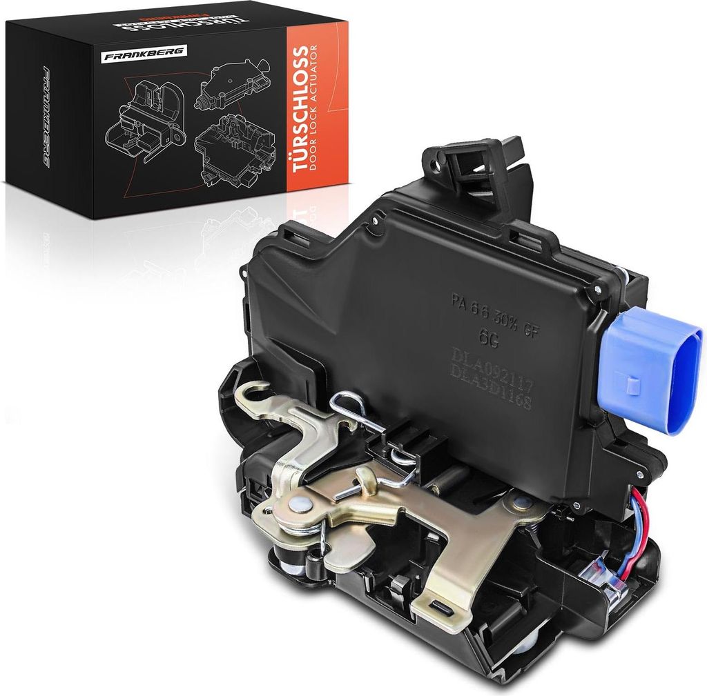 Frankberg 1x Türschloss Stellmotor Vorne Rechts Kompatibel mit Altea 2004-2005 Toledo III 2004-2005 Golf 2004-2013 J.e.t.t.a 2007-2010 Replace# 3D...